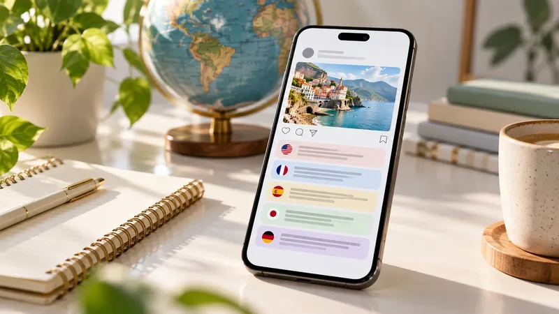 How to Write a Readable Instagram Caption in Two or More Languages