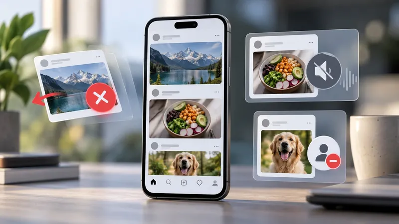Instagram “Not Interested” vs. Mute vs. Unfollow: What Each Actually Changes