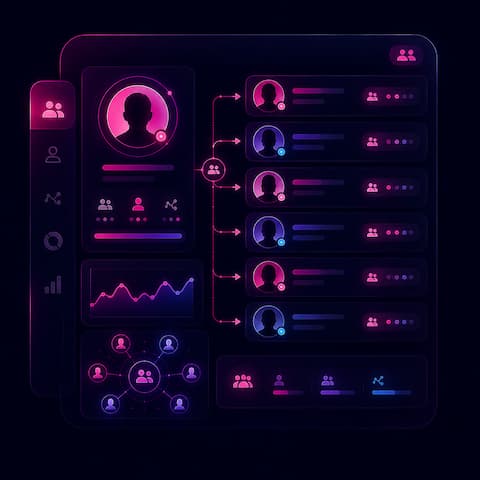 Instagram following data