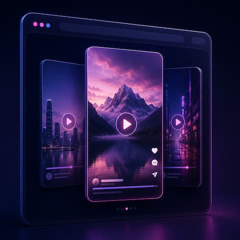 Vertical video preview
