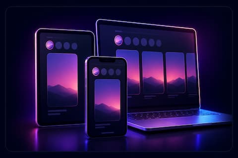 Cross-device story viewer